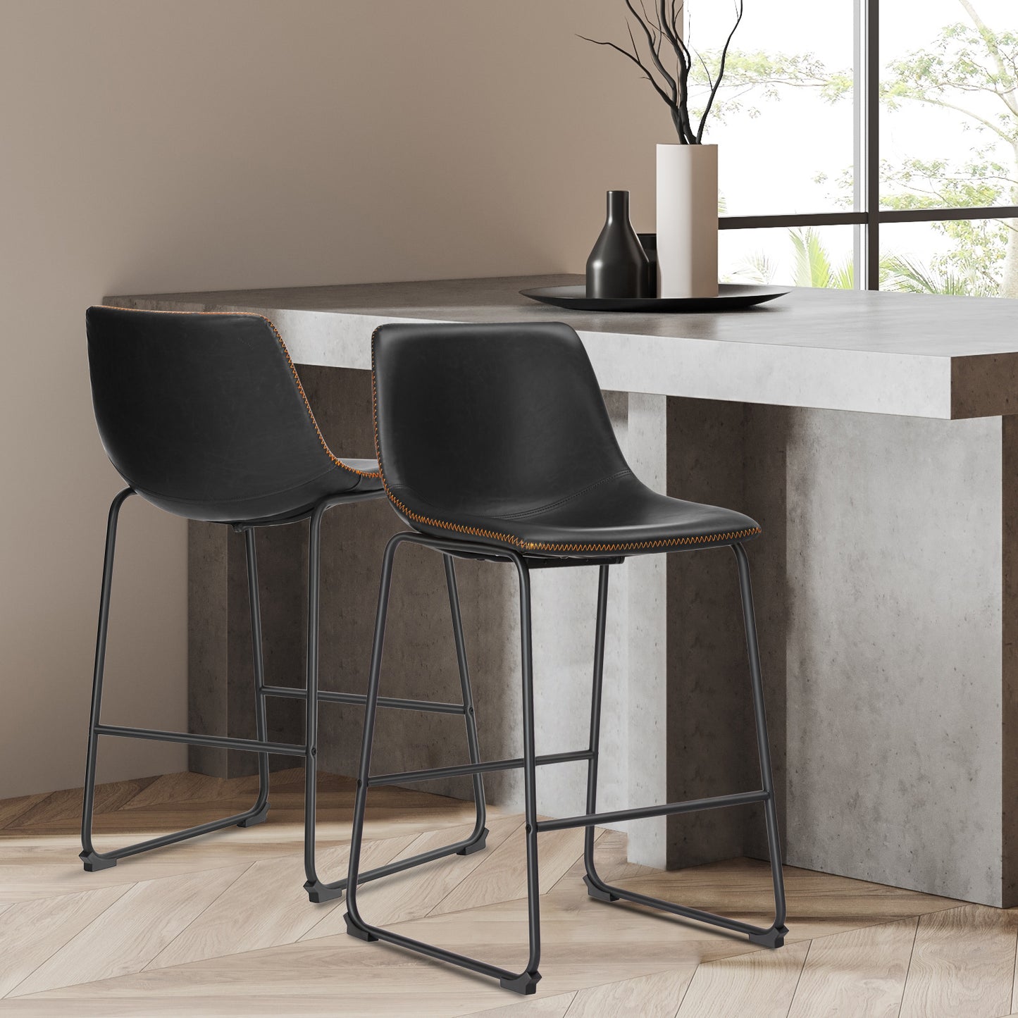 Iris | Black Premium Dining Chairs Set of 2