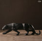 Noire | Modern Abstract Black Panther Sculpture – Bold Home Decor Accent