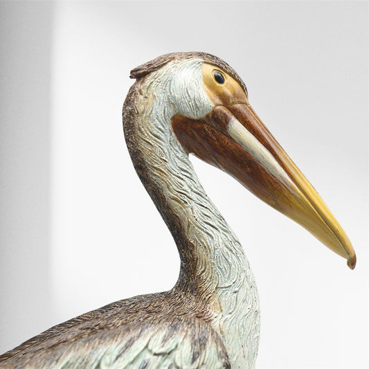 Bayside | Pelican Seabird Sculpture – Coastal Decorative Accent