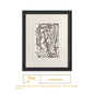 Black & White Abstract Wall Art – Modern Minimalist Painting