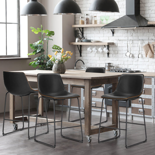 Iris | Black Premium Dining Chairs Set of 2