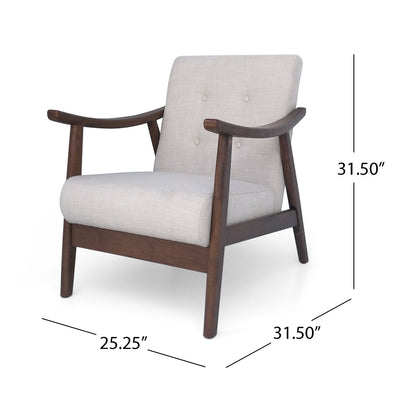 Leena Beige Linen Premium Single Seater