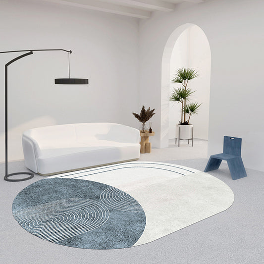 Lexington Blue, Large Area Rug, Geometric Modern Rug, Living Room