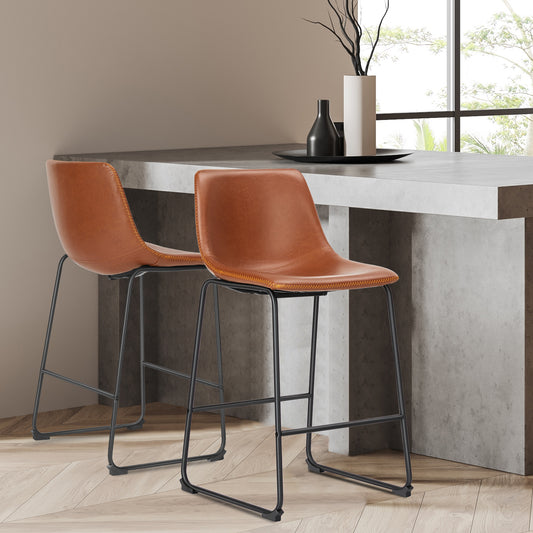 Iris | Brown Premium Dining Chairs Set of 2