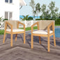 Isla Beige Dining Chair Set Of 2