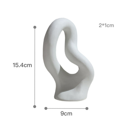 Sift | Rough Ceramic Hydroponic Vase – Minimalist Decorative Planter