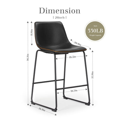 Iris | Black Premium Dining Chairs Set of 2