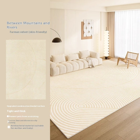 Between Mountains, Large Area Rug Waterproof
