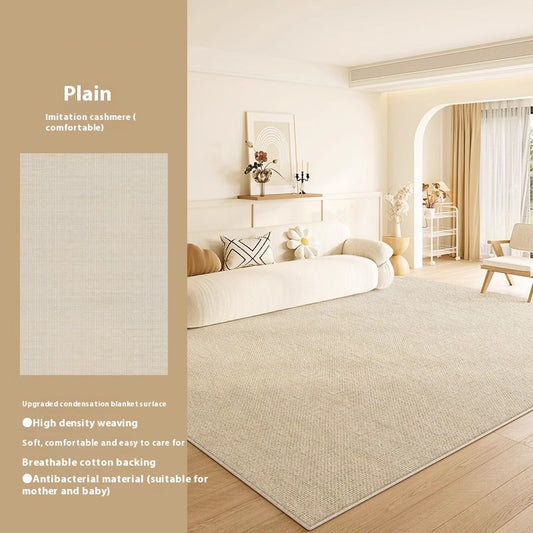 Plain, Large Area Waterproof Washable Living Room Home Carpet