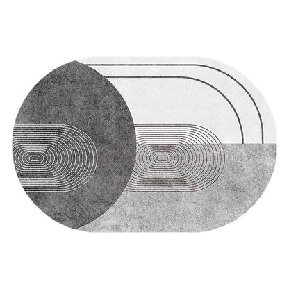Lexington Grey, Large Area Rug Geometric Modern Rug, Living Room