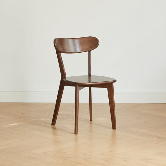 Sterling Walnut 2 PCS Oak Dining Chair