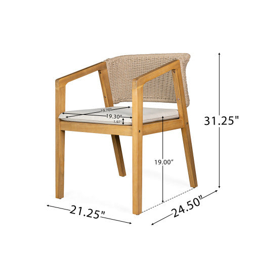 Isla Beige Dining Chair Set Of 2