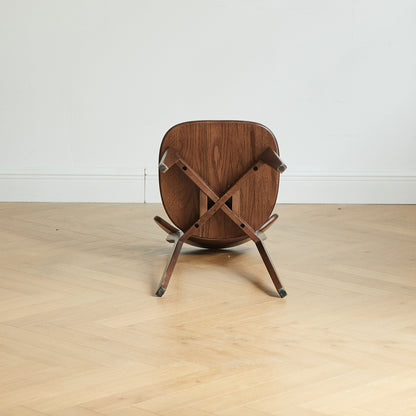 Sterling Walnut 2 PCS Oak Dining Chair
