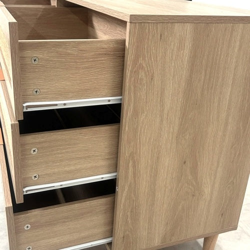 Rattan 6 Drawer Dresser